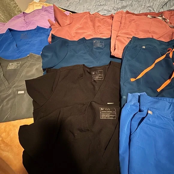 Figs Black Technical Collection Scrub Pants - Picture 8 of 10